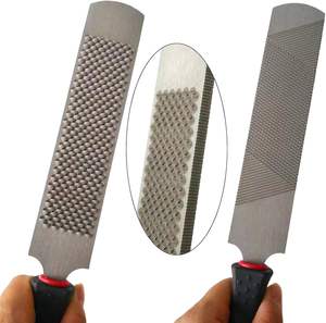 Lima de Doble Corte de 12 Pulgadas, Herramienta de Herrador para Moldear Cascos de Caballos, Madera y Metal, Herramienta y Equipo Ecuestre - Product Image 1