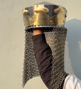 Vua Arthur Mũ Bảo Hiểm Thời Trung Cổ <span class=keywords><strong>monty</strong></span> <span class=keywords><strong>Python</strong></span> lấy cảm hứng từ Mũ bảo hiểm cho trang phục & roleplay Mũ bảo hiểm với đứng và chainmail - Product Image 1