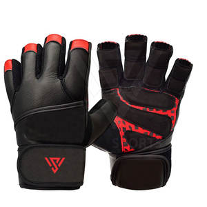Gants d'haltérophilie en cuir et en élasthanne pour hommes et femmes pour l'entraînement sportif et l'exercice Gants de gymnastique à vendre - Product Image 1