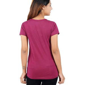 Camiseta de verano 2025 para mujer al por mayor, camiseta informal ligera de secado rápido con manga corta, nueva moda teñida lisa - Product Image 2