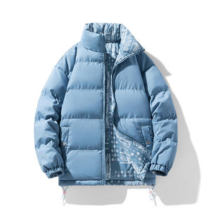 2026 Unisex Puffer Jacket Custom Logo Standard Coat Reversible Design <b>Camouflage</b> Pattern Formal Style for Spring Waterproof - Product Image 2