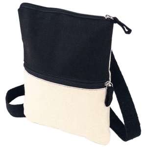 Sacs fourre-tout promotionnels tendance beige à bandoulière par US Bags - Product Image 5