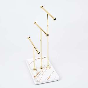 Multi-Tiered Jewelry Organizer Stand Decorative Jewelry Stand <b>for</b> Rings, Necklaces & Earrings - Product Image 6