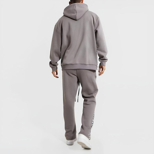 ชุดวอร์มโอเวอร์ไซส์ทรงบานแบบยูนิเซ็กซ์ ผ้าฟลีซเนื้อหนา สไตล์ลำลองเรียบง่าย เหมาะสำหรับวิ่ง รุ่นใหม่ล่าสุดสำหรับฤดูหนาว - Product Image 2