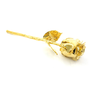 Último diseño 24K oro rosa Decoración de mesa flor Rosa 24K chapado en oro rosa para el Día de San Valentín y ocasiones especiales regalo - Product Image 6