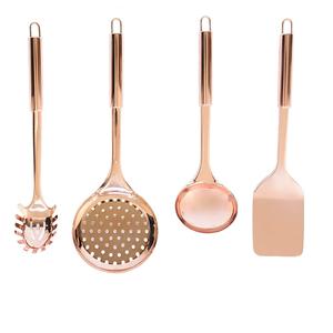 Ensemble de couverts en métal de qualité durable finition dorée ensemble de couverts hôtel maison ustensiles de cuisine restauration utilisation ensemble de couverts en métal - Product Image 5