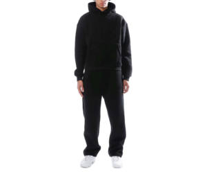 Pantalon baggy de survêtement, poche à capuche, look élégant pour hommes, survêtement de couleur unie fabriqué en usine au Pakistan - Product Image 1