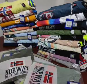 Camisetas de Algodón para Hombre de Manga Corta y Cuello Redondo al por Mayor con Descuento de Fábrica, de Marcas Famosas de Bangladesh - Product Image 1