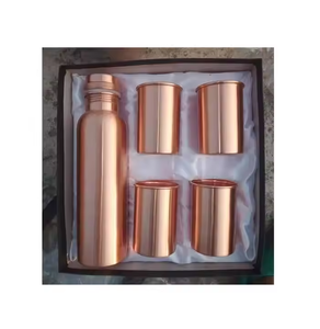 Botella de cobre para una vida sostenible y ecológica de Crescent Crafts - Product Image 5