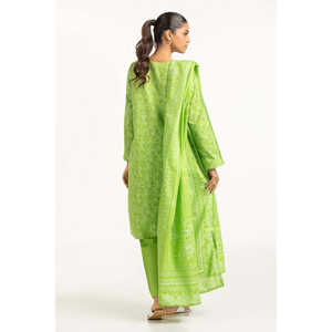 Traje de Mujer Verde de 3 Piezas con Decoración de Botones - Product Image 4