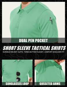 Polos pour hommes à manches courtes avec votre logo élégants et durables pour tous les jours - Product Image 2