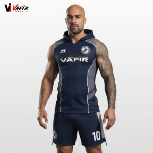 Conjunto de Compresión de Entrenamiento de Fútbol Americano Estilo Americano 7v7 para Adultos, Impresión Digital Personalizada, Uniforme de 7 Bandera, Transpirable - Product Image 5