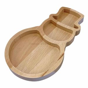 Juego de bandejas de madera de último diseño en color marrón rústico con forma rectangular y encantador Estilo Vintage para una exhibición elegante - Product Image 4