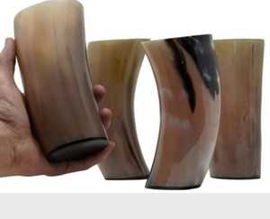 แก้วไวน์ฮอร์นแกะสลักแบบธรรมชาติงานทำมือสำหรับบ้านร้านอาหารโรงแรมขายส่งโดยตรงจากอินเดีย - Product Image 1