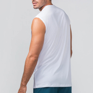 2025 Custom 250 Gsm Summer Waffle Vintage Washed <b>Men's</b> Casual Gym Tank Top Vest Wholesale Top Quality Tank Top - Product Image 3