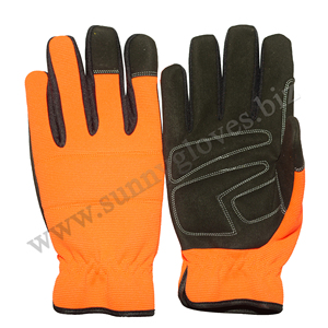 Wholesale Mechanic Glove Work Safety Custom <b>Hand</b> Tools Impact Synthetic Leather Working Gloves - Product Image 5