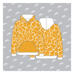 Sweat à Capuche de Luxe Surdimensionné 380Gsm Éponge Française Unisexe Poids Lourd Hip Hop Streetwear Vierge Imprimé Logo Personnalisé Hoodies Pour Hommes - Product Image 3