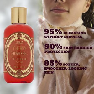 Gel de Ducha Premium Hecho a Mano con Aroma a Cereza, Hidratante y Nutritivo Natural, Producción Europea, Ecológico, para Venta al Por Mayor - Product Image 2