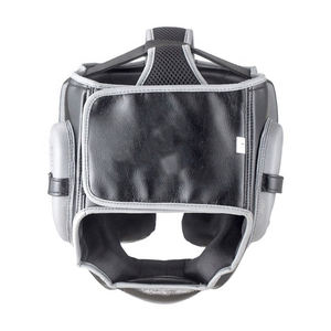 Vente chaude Taekwondo WKF ITF Arts Martiaux Karaté Taekwondo Casque PU Cuir Garde Protecteur Visage Couvre-chef Produit De Boxe - Product Image 4