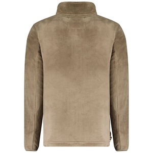 Veste polaire pour homme d'hiver avec fermeture éclair lisse, logo frontal personnalisable, imperméable et respirante pour le camping en plein air et le travail - Product Image 3