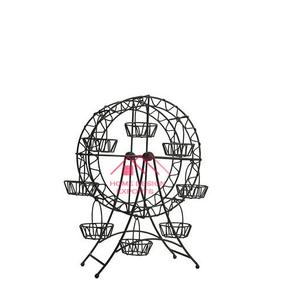 Support de gâteau décoratif en métal de Noël dans la conception de bonbons de Noël support de gâteau décoratif en métal de fête de luxe de vente chaude - Product Image 5