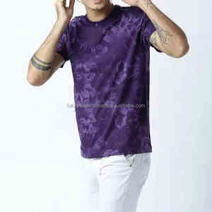 T-shirt court pour hommes T-shirt personnalisé lourd avec impression de logo T-shirt 100% coton vierge coupe carrée pour hommes - Product Image 2