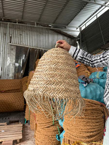 Lámpara colgante artesanal de algas marinas para iluminación de comedor fabricada en Vietnam con material tejido natural ecológico - Product Image 6