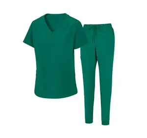 High Quality Uniform Medical Scrubs Fashion Customise logo/print Hospital Medical Work Scrubs for Men's