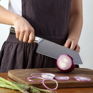 Cuchillo de cocina profesional de acero de fábrica de cubiertos OEM ODM personalizado al por mayor cuchillo forjado de acero inoxidable con mango de resina - Product Image 5