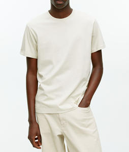 Top qualité en gros personnalisé votre logo de marque 100% coton plaine décontracté hommes T-shirt surdimensionné grande taille T-shirt - Product Image 1