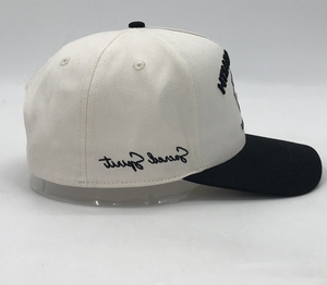 หมวกเบสบอล5แผงงานปักตามสั่งหมวกโครงสร้างผ้าฝ้ายสไตล์สตรีทพร้อมลายจุดพิมพ์พัฟโทนออนโทน - Product Image 6