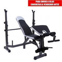 EIGFOH Banc de musculation pliable multifonction en métal avec banc abdominal inclinable Modèle 70070 - Expédition depuis l'Espagne (Fabriqué en Chine)