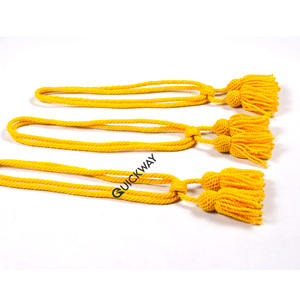 Cérémonial couleur jaune solide chapeau rond cordon jaune/chapeau cordon chapeau vêtements accessoires 2025 - Product Image 2