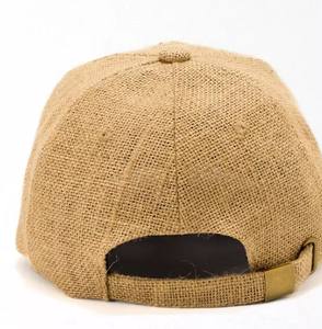 Nouveau design personnalisé casquette et chapeau de baseball en chanvre de couleur originale unie - Product Image 2