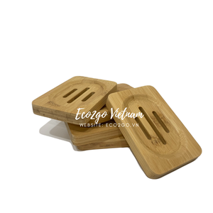 Porte-savon en bambou biologique naturel fait à la main/plateau à savon en bambou avec gravure Laser Logo pour tenir le savon dans la salle de bain, la cuisine - Product Image 6