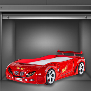 Cama de lujo de coche para niños, mueble de dormitorio, ropero, doble, barato - Product Image 2