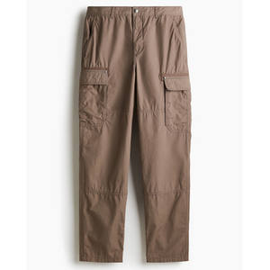 Pantalon Cargo Décontracté pour Homme en Toile 100% Coton, Respirant, Écologique, Coupe Ample, Taille Mi-Haute, Motif Droit, Léger - Vente en Gros - Product Image 4