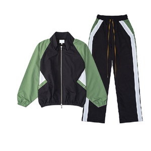Custom Nylon Tracksuit Training Jogging Wear <b>Wind</b> <b>Breaker</b> Sets Polyester Jogger Sports Track Suit Custom Windbreaker Set for Men - Product Image 5