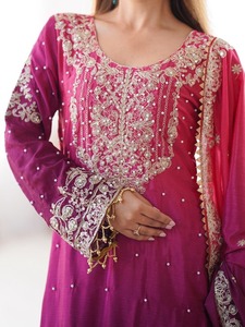 ชุดชุดเจ้าสาวแขนยาวดูพต้าชาราราราชุดเดรสสำหรับเจ้าสาวใหม่ล่าสุด2025แฟชั่นหรูหราแฟนซี - Product Image 4