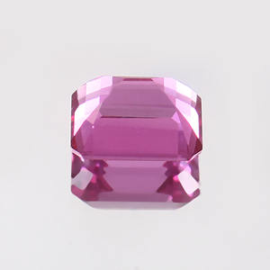 Piedra preciosa de zafiro rosa de laboratorio de alta calidad 14X12mm a 20X15mm corte Octágono para la fabricación de joyas - Product Image 3