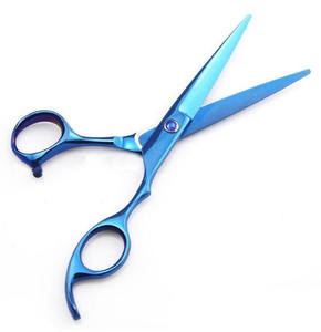 Tijeras profesionales para cortar el cabello de peluquero con etiqueta personalizada, borde afilado, mango de acero inoxidable y hoja Roma - Product Image 1