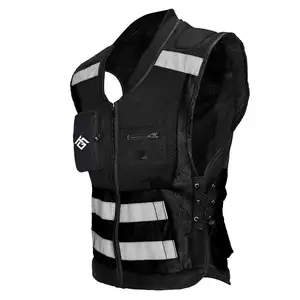 Ready Stock Factory Wholesale Safety Vest Custom Reflective Stripes Short Sleeve Construction Work Wear Safety Vest