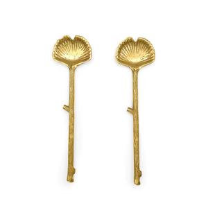 ชุดจานสลัดแบบแบนทำจากสเตนเลสสตีล6ชิ้นชุบทองด้วย PVD สำหรับบ้านและโรงแรม - Product Image 3