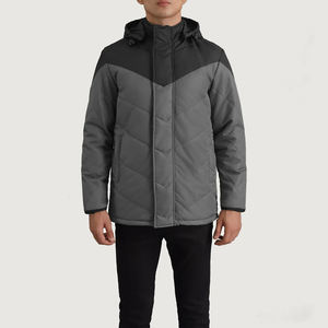 Doudounes matelassées pour hommes, avec logo personnalisé, manteau à bulles matelassé, épais, hiver, chaud, surdimensionné, mode, décontracté, extérieur, imperméable - Product Image 4