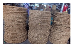 เชือกขด100% เชือกถักปอกระเจาธรรมชาติเชือกสำหรับตกแต่งแบบทำมือเชือกป่าน1-50มม. รีไซเคิลได้จากเวียดนาม - Product Image 5