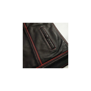 Chaleco de Cuero Genuino Vintage para Hombre, Estilo Vaquero Desgastado, Servicio OEM, Ropa Casual Urbana, Atuendo de Moda Occidental - Product Image 2