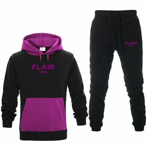 2025 hommes de haute qualité coupe-vent respirant Fitness ensembles de gymnastique couleur unie hiver décontracté surdimensionné survêtement manches longues décontracté - Product Image 6