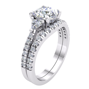 Bague en argent 925 avec diamant de laboratoire pour femme, certifiée IGI, fabricant de bijoux fins éthiques RJC ODM OEM E201037_WB300897-1.50 - Product Image 1