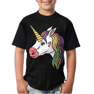 T-shirt pour garçons en coton 100% de haute qualité, col rond, design vierge élégant, personnalisable, imprimé, décontracté - Product Image 1