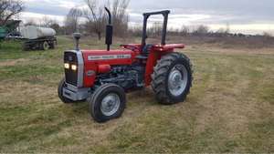 Tracteur à roues d'occasion Massey Ferguson (MF260) 80 CV avec boîte de vitesses à moteur à roulement pour travaux agricoles - Product Image 6